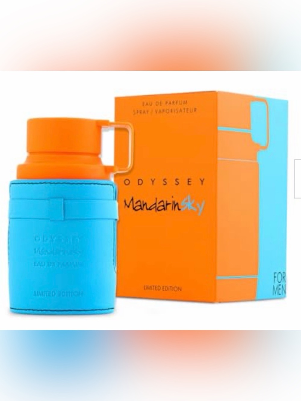 ARMAF Odyssey Mandarin Sky Lt. Edition EDP for Men 3.4 Oz Orange Box new sealed